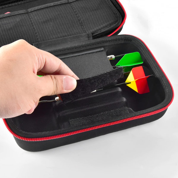 Dart Case For 12 Steel Or Soft Tip Darts, Portable Storage Carrying Bag